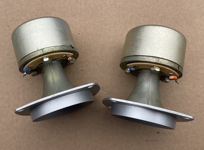Pair Hitachi H-54H HF Bullet Tweeter Alnico Driver DOD & 8.1 DCR