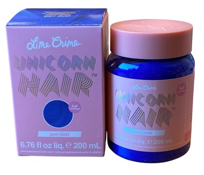 LIME CRIME Unicorn Hair Dye Temporary Semi-Perm Fantasy Full Coverage Peri Dust