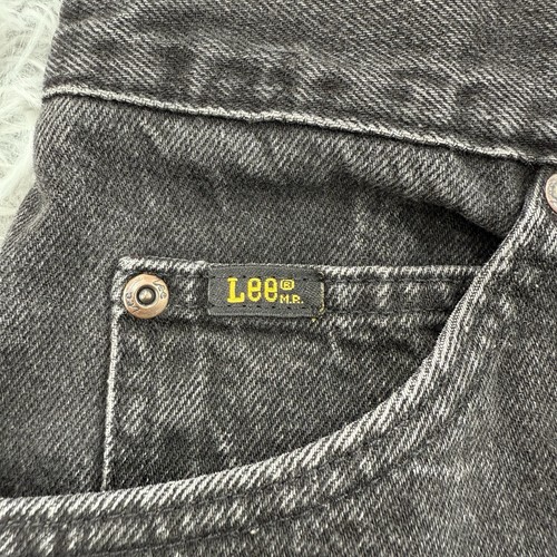 LEE Riders Jeans Men’s 28x30.75 Black VTG Made In USA Union Stamp Leather Patch - Picture 11 of 11
