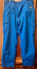 Bulwark FR Men's Pants iQ Series Lightweight Comfort Cargo 38x32 Royal Blue NWOT