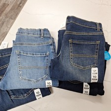 Boys Blue Jeans Lot 4 Pairs Size 10