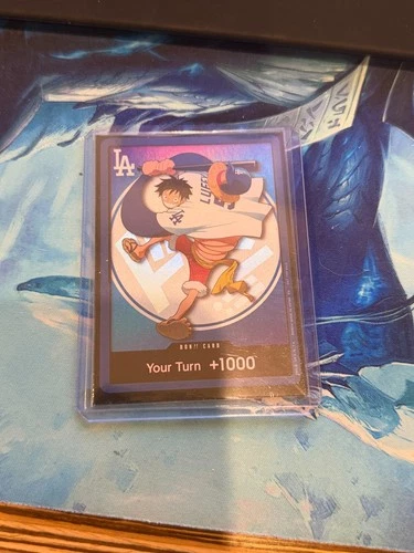 2026 ONE PIECE LOS ANGELES DODGERS MONKEY D LUFFY DON CARD PROMO 7/2/26