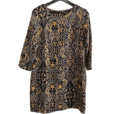 Tahari 8 AOP Mini Dress Luxury Coquette Classic Preppy Romantic Baroque OF-25