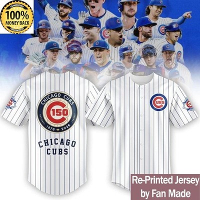 Custom Name - The Cubs Celebrate 150th Anniversary 2026 2nd Logo Jersey