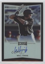 2016 Leaf Metal Draft Black Prismatic 10/10 Will Craig #BA-WC1 Auto a2v