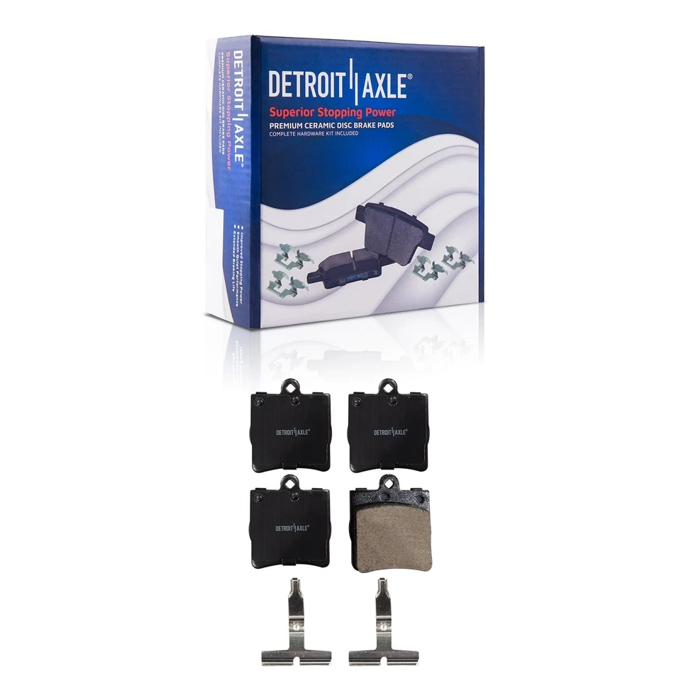 Pastilla de freno rotores de disco traseros de 10,94" para Mercedes-Benz C230 C240 C280 SLK280 SLK230 Foto 4 de 4