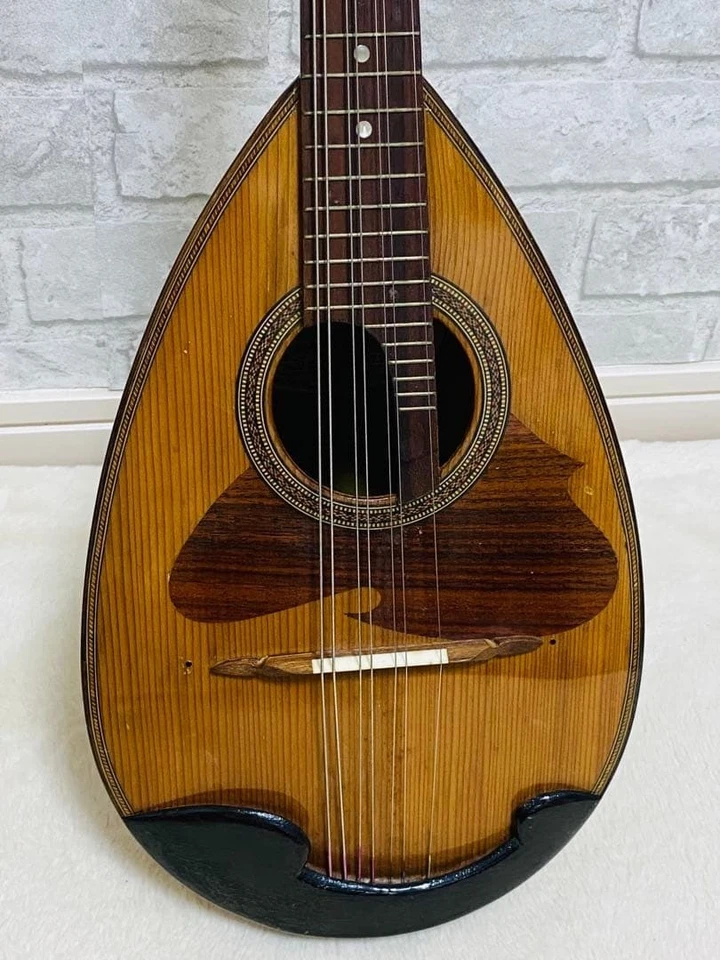 Mandolina SUZUKI Nº 228 (Hecho en 1969) con estuche usado de Japón Foto 3 de 4