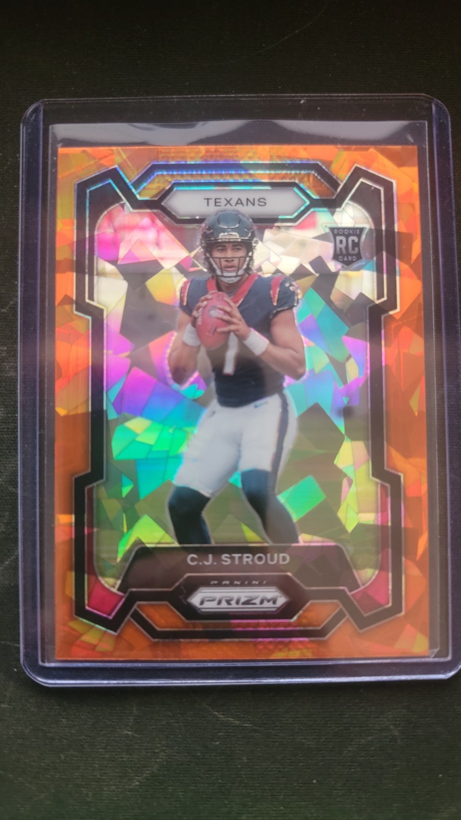 2023 Panini Prizm - Rookies C.J. Stroud #339 Orange Ice Prizm (RC)