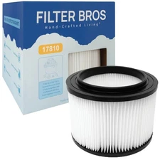 Filter Bros 17810 Large Debris Replacement Fits Craftsman Shop Vacuums 3-4 Gal