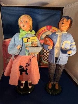 NEW Byers Choice 2013 Sock Hop Couple -rare find