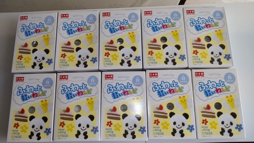 Daiso Soft Clay 10 boxes ( Color : white x10) Made in Japan New in stock C697