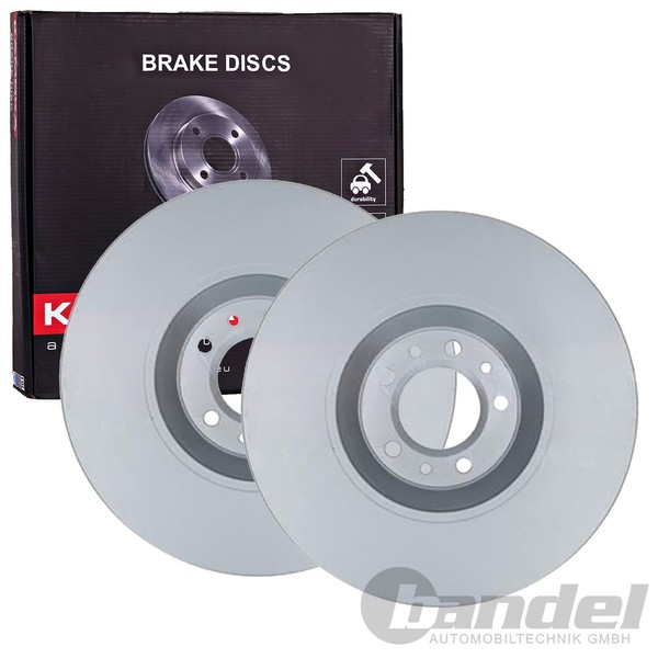 2X Kamoka Bremsscheiben 330Mm BelÜFtet Vorne Passend FÜR CitroËN C6 Peugeot 407-image