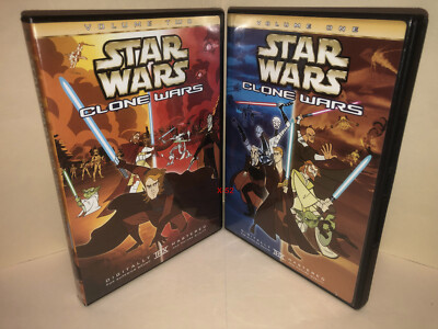 Star Wars Clone Wars DVD Genndy Tartakovsky Anakin Obiwan Yoda