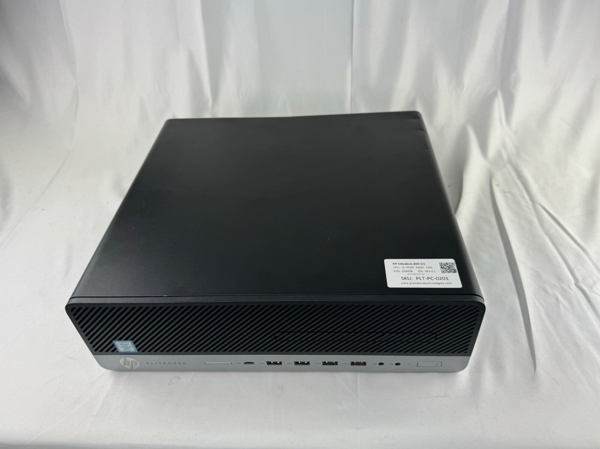 Windowsデスクトップ HP EliteDesk 800 G5  i5 9500 16GB 256GB HP EliteDesk 800 G5 SFF Business Desktop PC, Core i5-9500T