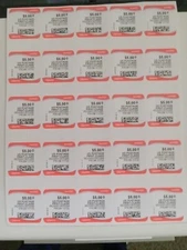 Discount Stamps 3, Sheets Of $5.00  Dollars Stamps . Plus 1, Sheet Free!!!