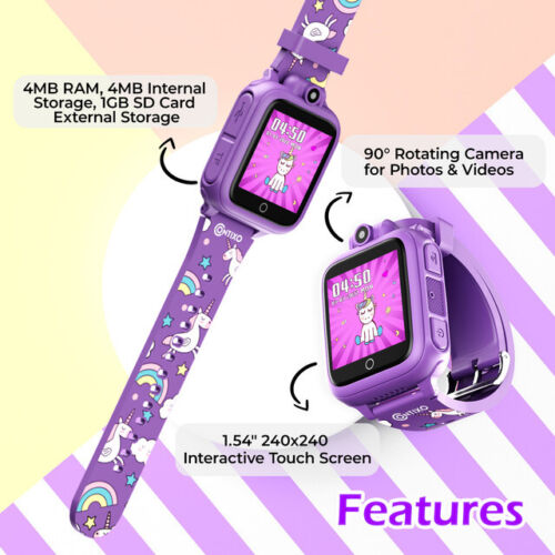 Reloj inteligente para niños Contixo KW1 -14 juegos educativos, pantalla táctil HD, cámara, MP3 - Imagen 38 de 40