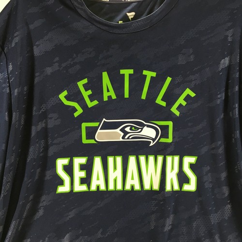 NEW Seattle Seahawks Jersey Shirt Adult XL Blue NFL Fanatics Team Stealth NFL - Picture 2 of 11
