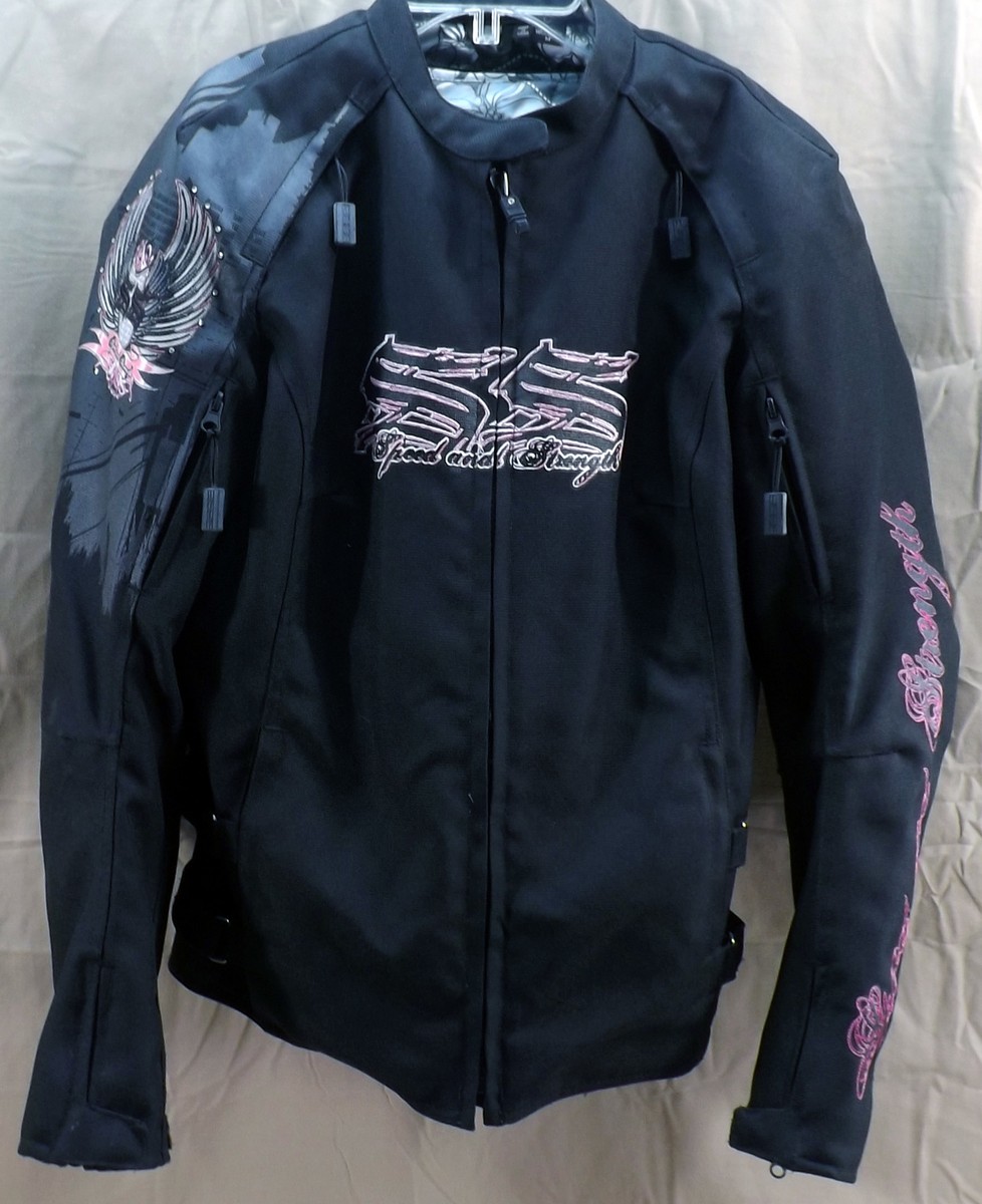 Speed And Strength Women's Motorcycle Jacket Black Size