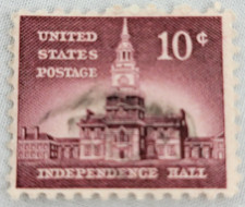 U.S. Postage ~ Independence Hall ~ 10¢ Stamp ~ Posted ~ 1956 ~ A114
