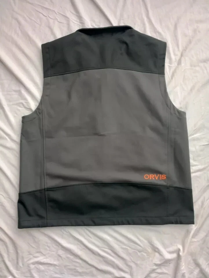 ORVIS PRO Men's Upland Hunting Softshell Vest,  Slate Sz-M - Image 2 of 4