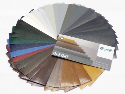 ''5,76 /m'' 80mm Flachleiste Farben Renolit Beschichtet Fensterleiste Abdeckleiste
