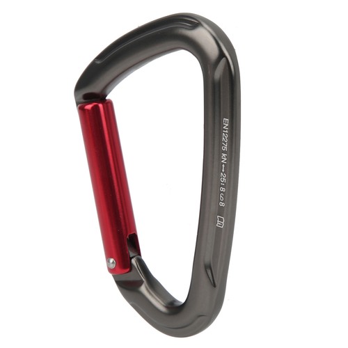 25KN Aluminum Alloy D- Carabiner Clip Snap Keychain Hook Climbing Buckle - Picture 30 of 57