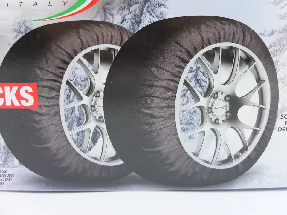 Calze Da Neve Omologate EN16662-1:2020 - Misura 275/40 R22, Alternative Alle Catene, Per Auto Non Catenabili