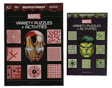 Marvel Comics Puzzle Activity Books Suduko Crossword Mazes Logic Ages 12 Up Teen