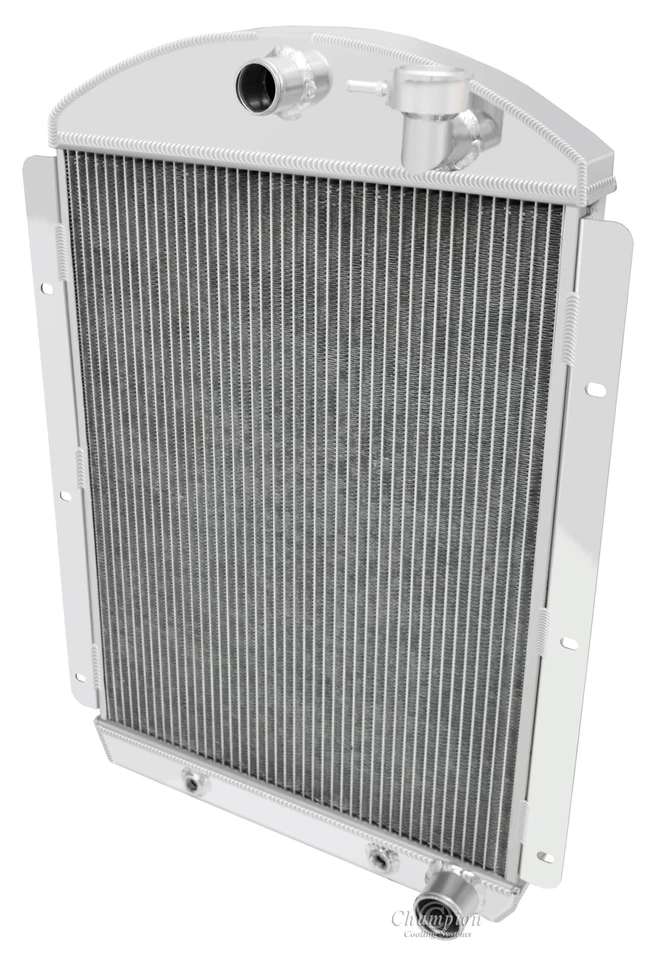 41 42 43 44 45 Chevy Pickup Truck V8 Champion 3 Row Aluminum Radiator CC4146CH Foto 3 de 4