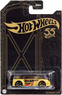 2023 Hot Wheels 55th Anniversary Pear & Chrome Chase Volkswagen T1