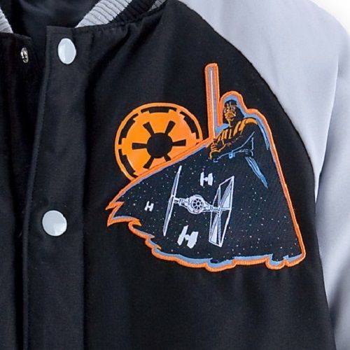 Disney store exclusive Star Wars Darth Vader Varsity Jacket child Size 4 New - Picture 4 of 5
