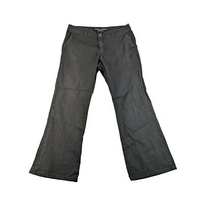 Womens Genuine Dickies Slim Fit Pants Work Utility Black Size - Main Image