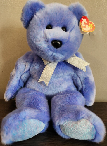 ty beanie baby bear "CLUBBY II" retired1999 - Picture 1 of 5
