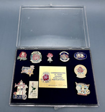 1986-1995 10 YR. KIWANIS ROSE BOWL FLOAT PARTICIPATION LIMITED EDITION PIN SET