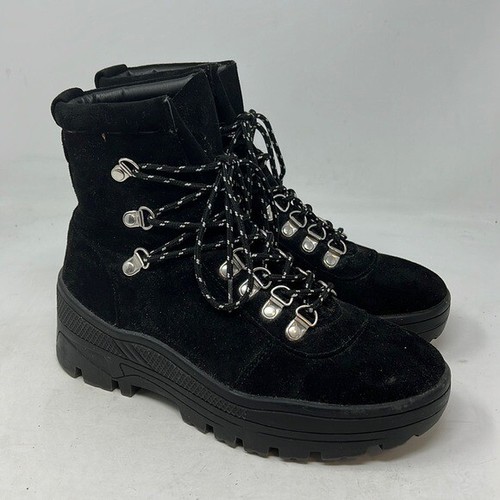 boohoo lace up hiker boots
