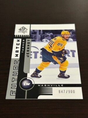 Tanner Jeannot 2021-22 Upper Deck SP Authentic Rookie /900