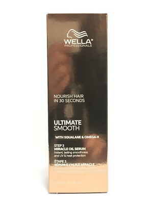 Wella Ultimate Smooth Miracle Oil Serum, 3.3 oz