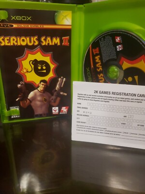 Jeu Xbox Serious Sam II (2) - Complet En Boîte Avec Notice - Très Bon état