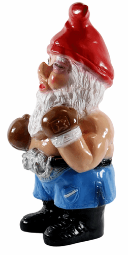 Gartenzwerg Garten Zwerg Figur Boxer aus Kunststoff Höhe 34 cm stehend - Bild 3 von 5