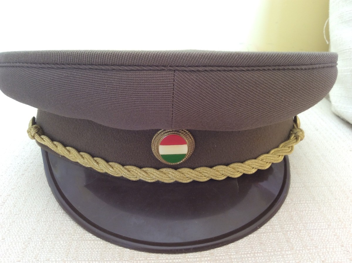 Vecchio Berretto Cappello Militare Uniforme Divisa Esercito Ungherese