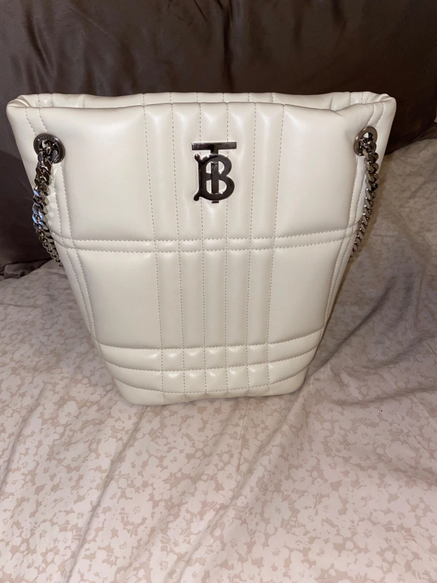 Burberry Small Quilted Lambskin Lola Bucket Bag