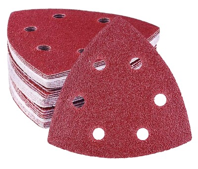 Schleifdreiecke Dreieck Mix Deltaschleifer 93 x 93 x 93 mm Schleifpapier Klett