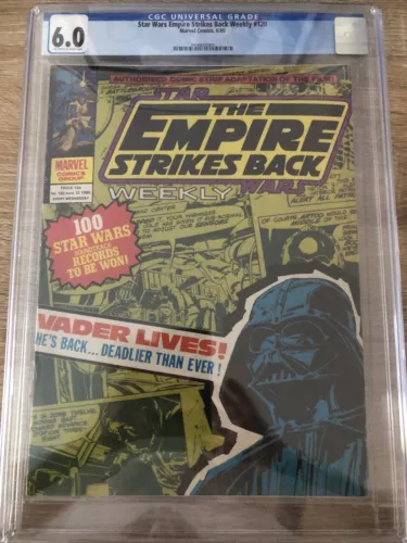 CGC 6.0 - Star Wars Weekly #120 (The Empire Strikes Back) - June 1980- Marvel UK
