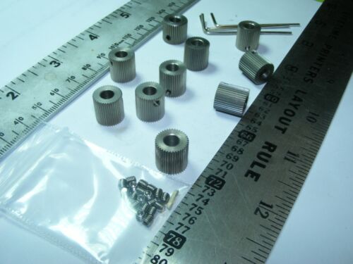 x10 1.75 Filament Drive Gear 38T 5MM id 11MM 12MM 3D Printer Pulley USA FREESHIP - Picture 4 of 7