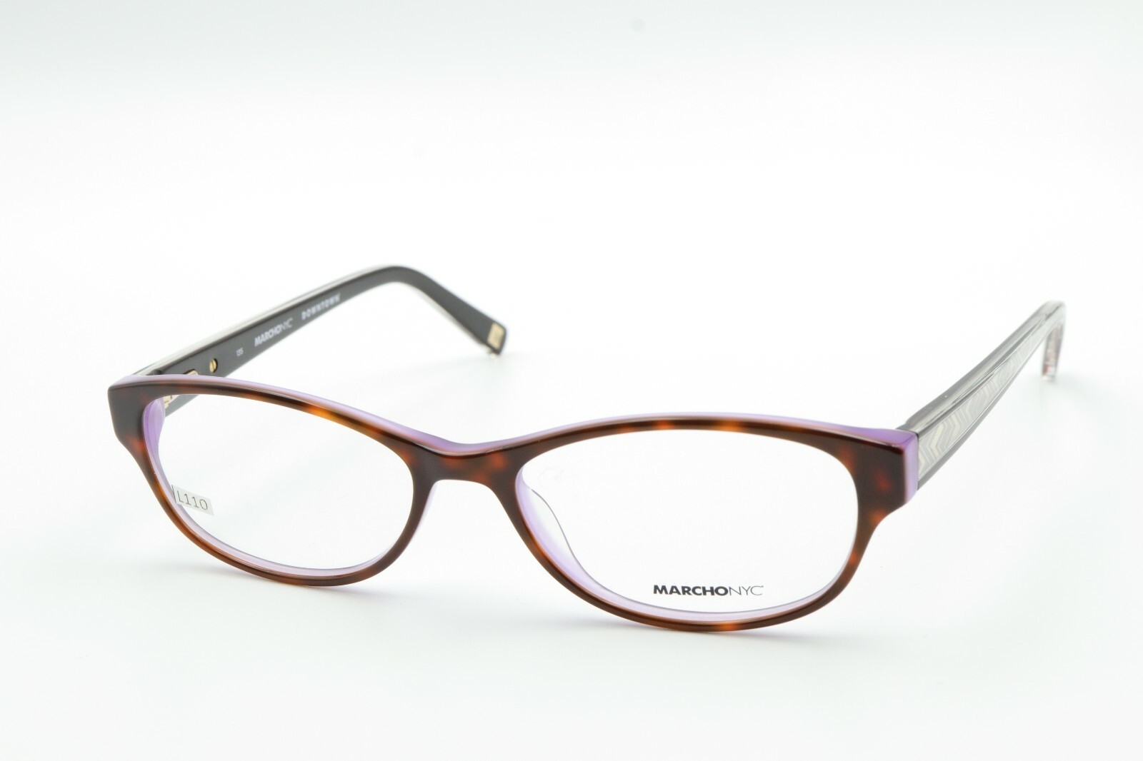 MARCHON NYC TRIBECA 215 Brown Tortoise on Purple 50-16-135 Frame Flex Hinge L110