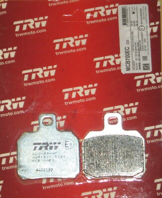 Bremsbeläge für Derbi GP1 250 Bj. 2007-2008 vorne oder hinten