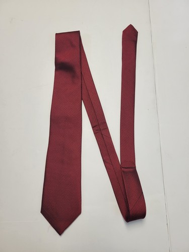 $95 New JZ Richards Mini CHECK Patterned 100% SILK Men's Neck Tie Red USA MADE - Picture 3 of 7