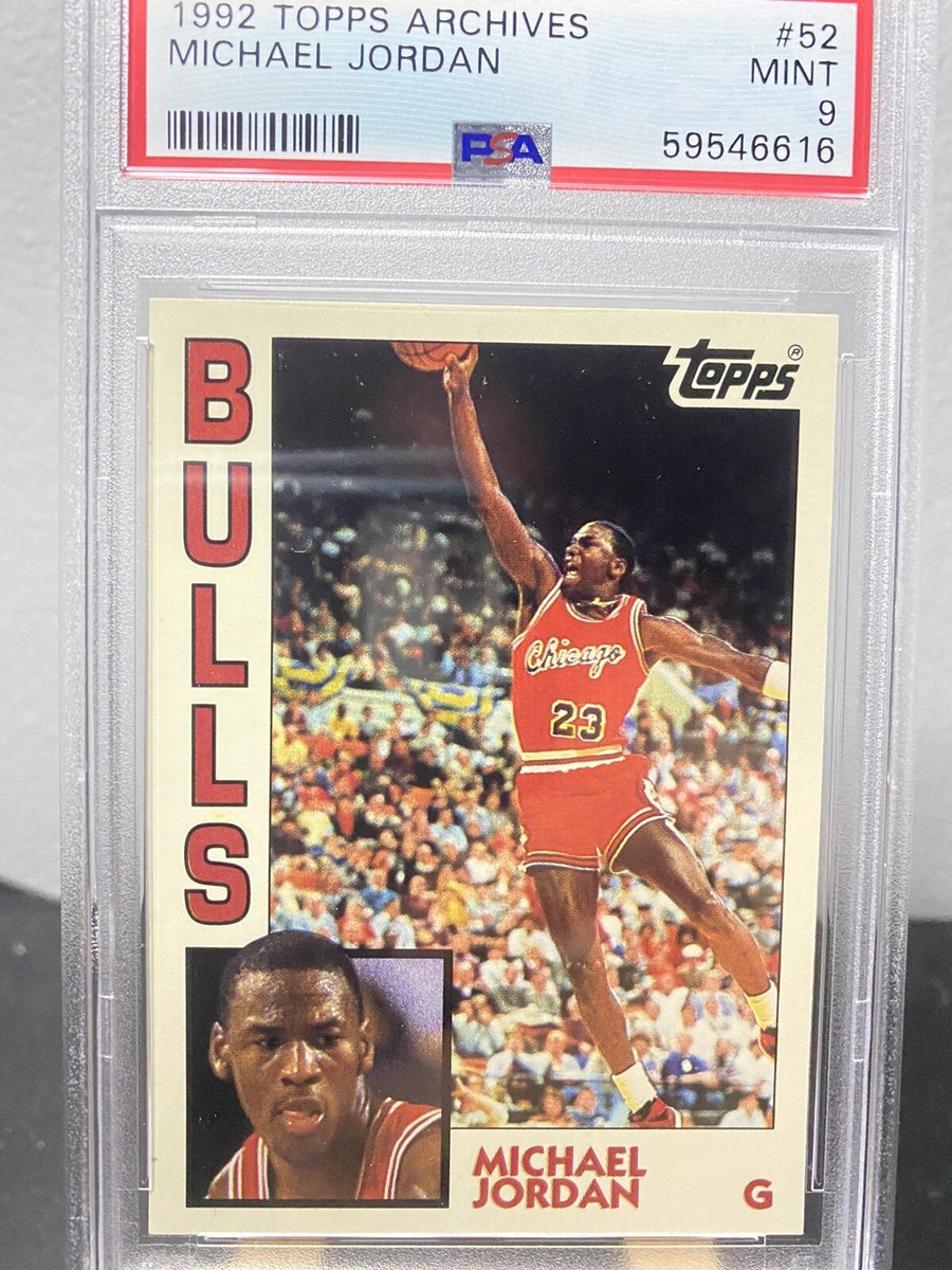 PSA 9 Mint 1992 Topps Archives MICHAEL JORDAN Basketball