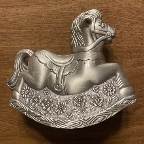 Hucha de metal para caballo mecedor Sixtrees decoración de exhibición animal pony ahorro C13 - Imagen 4 de 12
