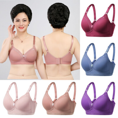 Large Band Wireless Bra Womens Bras Slightly Padded Sexy Lingerie Brassiere AABC